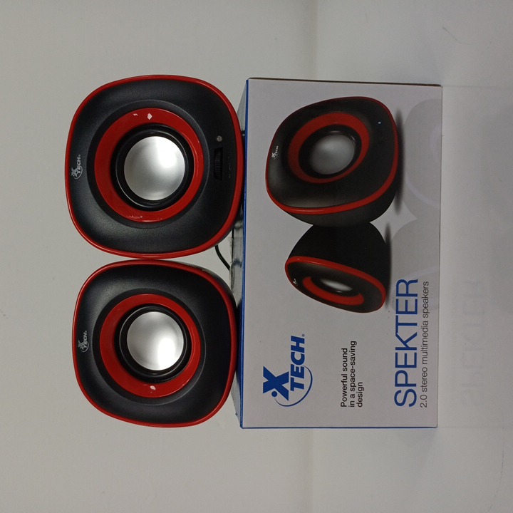 Bocinas spekter unidades Xtech rojo