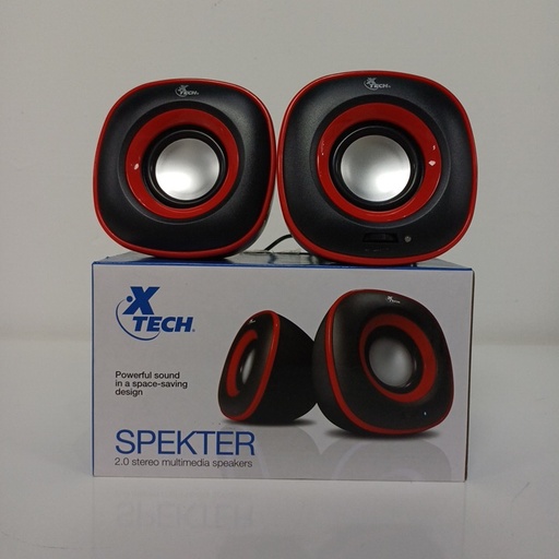 Bocinas spekter unidades Xtech rojo