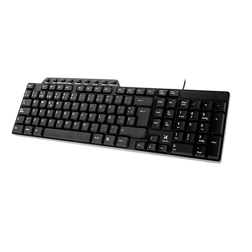 Teclado Xtech XTK160S alámbrico