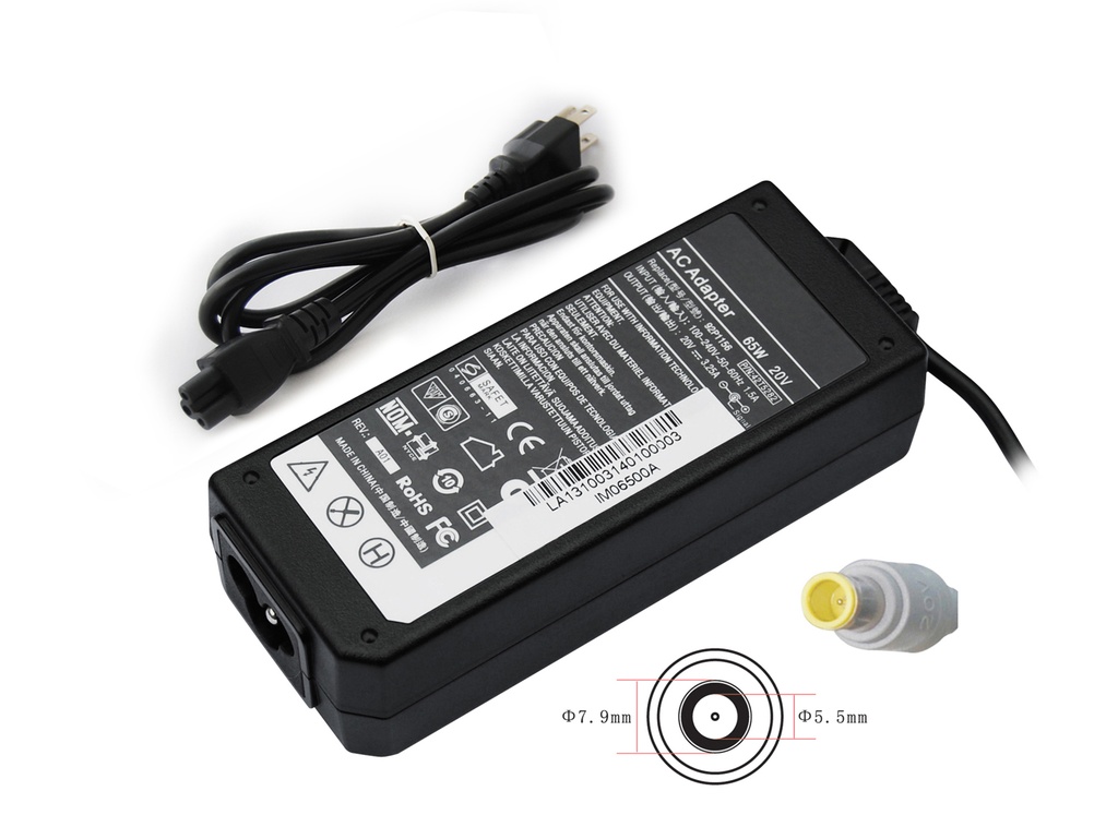 Cargador lenovo 170W Punta Redonda