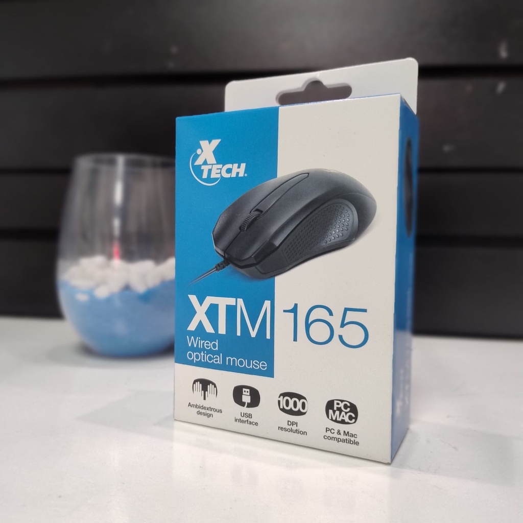 Mouse Xtech óptico alámbrico XTM-165