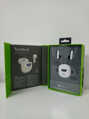 Audífonos Klip Xtreme Touchbuds blancos bluetooth