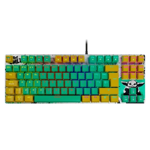 Teclado Silencioso primus Grogu PKS-S080GRG-S