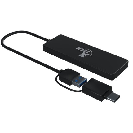 HUB xtech XTC-390 USB 4 puertos USB 3.0 Y USB-C