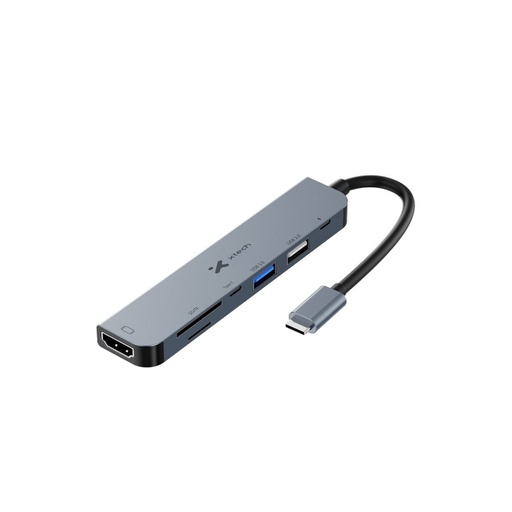 Hub 7 puertos xtech USB-C XTC-571