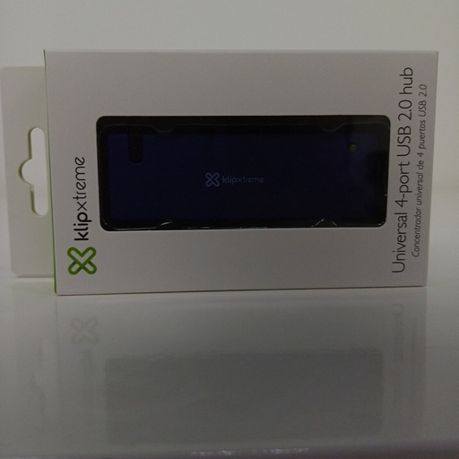 Usb 2.0 hub 4-puertos Klip Xtreme Azul