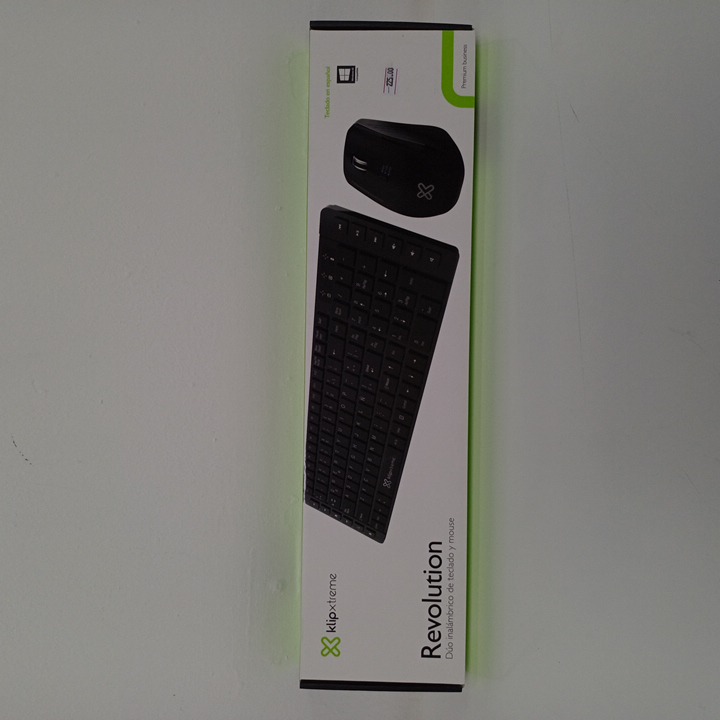 Klip xtreme teclado y mouse inalámbrico revolution