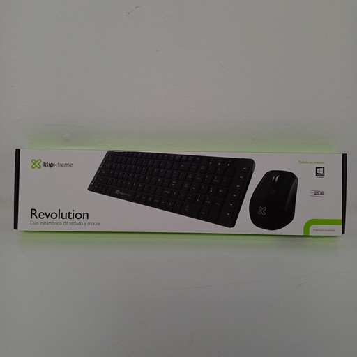 Klip xtreme teclado y mouse inalámbrico revolution