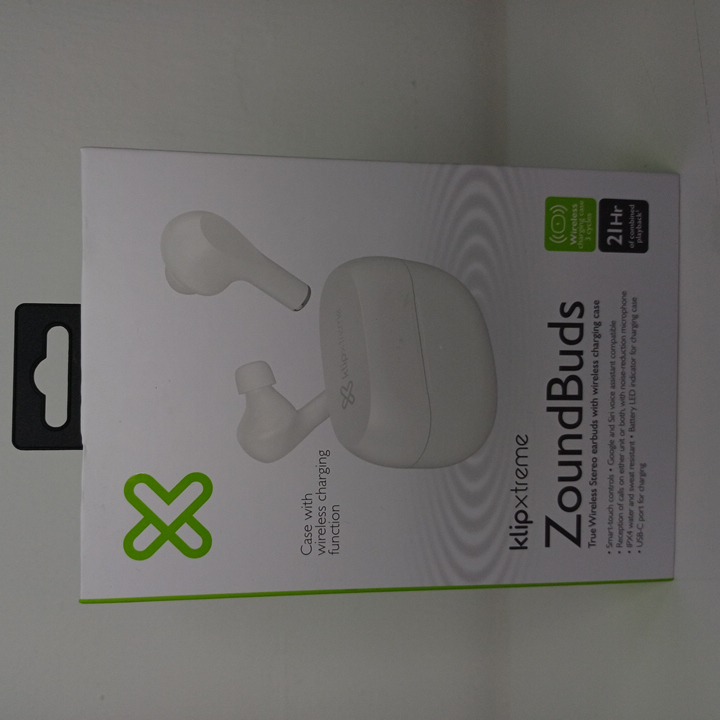 Audífonos Klip Xtreme ZoundBuds blanco