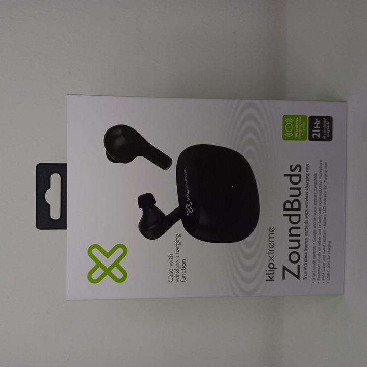 Audífonos Klip Xtreme ZoundBuds negro