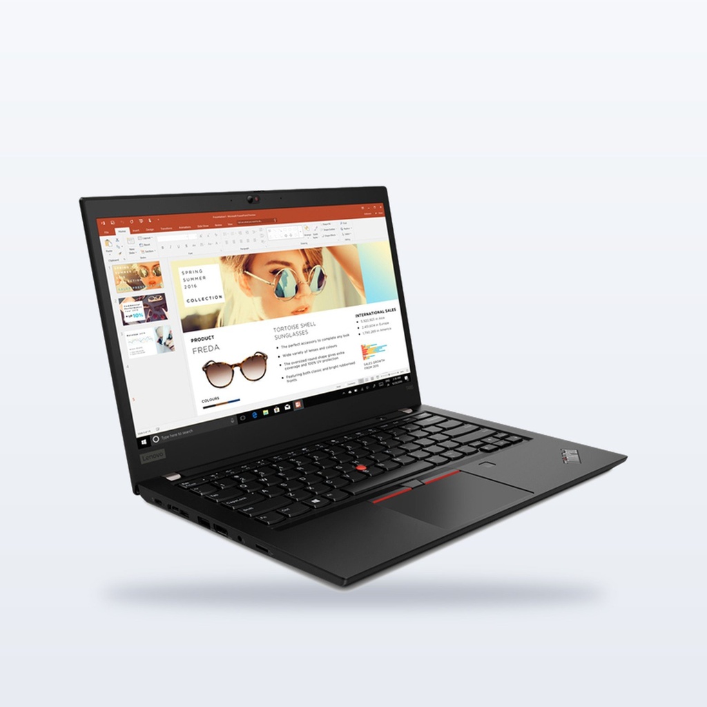 Lenovo ThinkPad T495 · Lateral derecho
